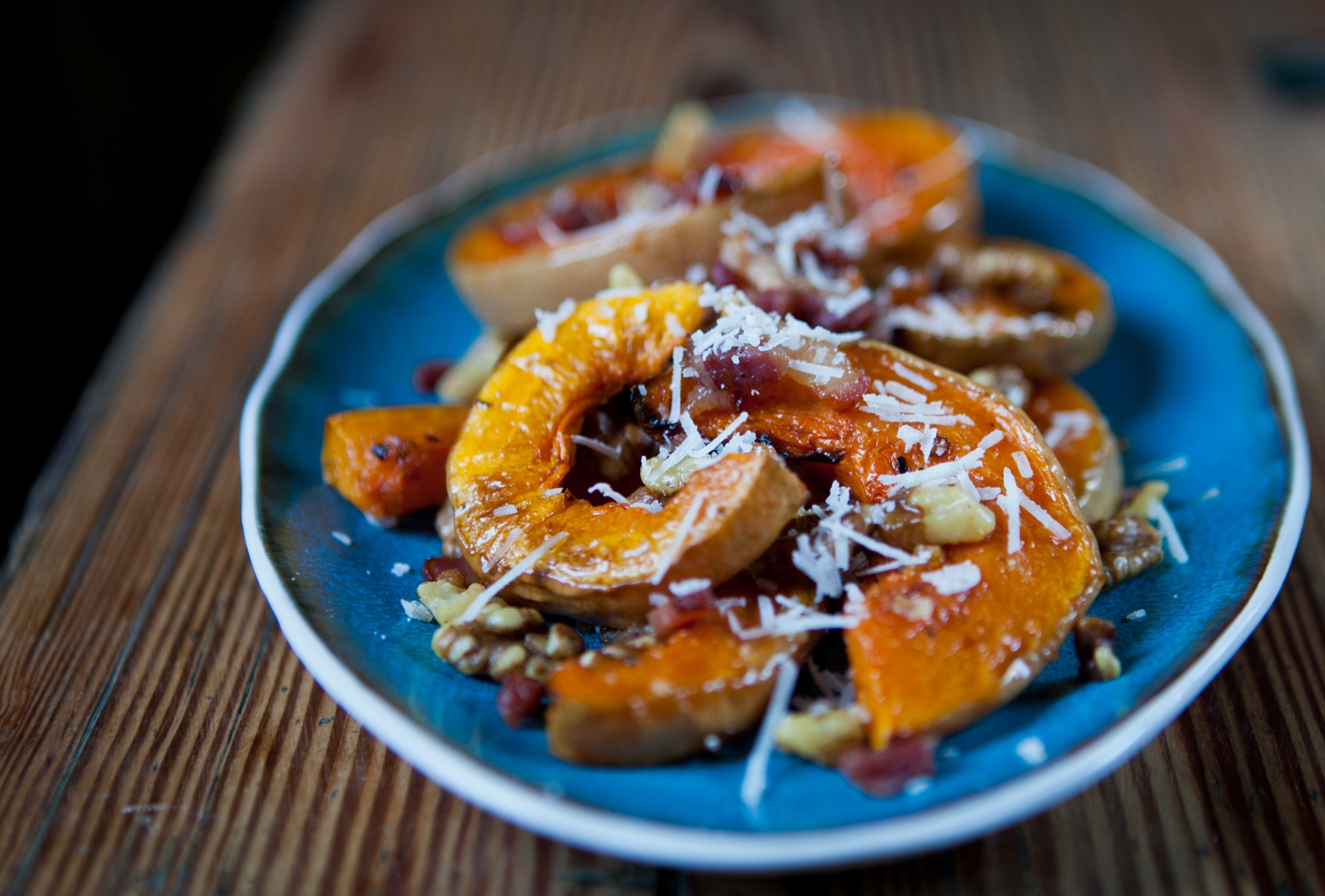 butternut squash wedges and crisps Forkful