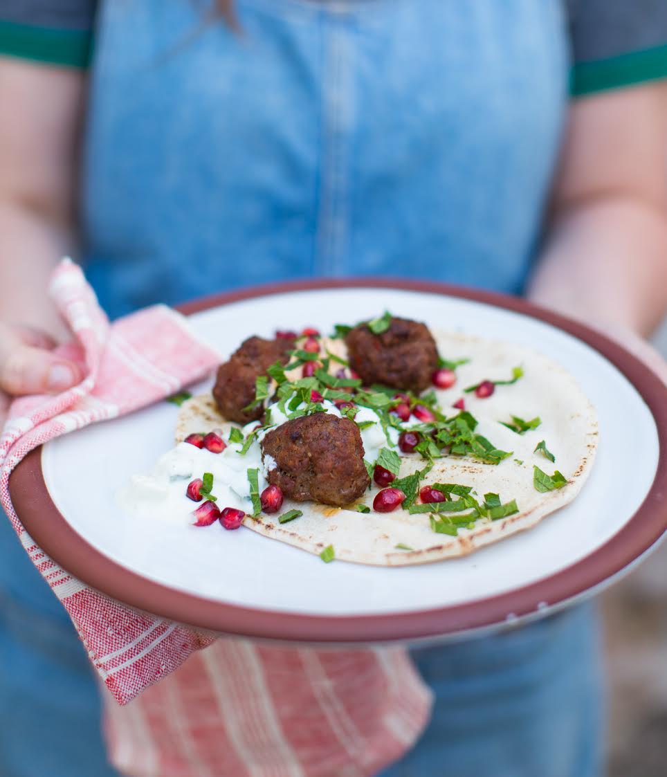Smoked Paprika Meatballs Forkful