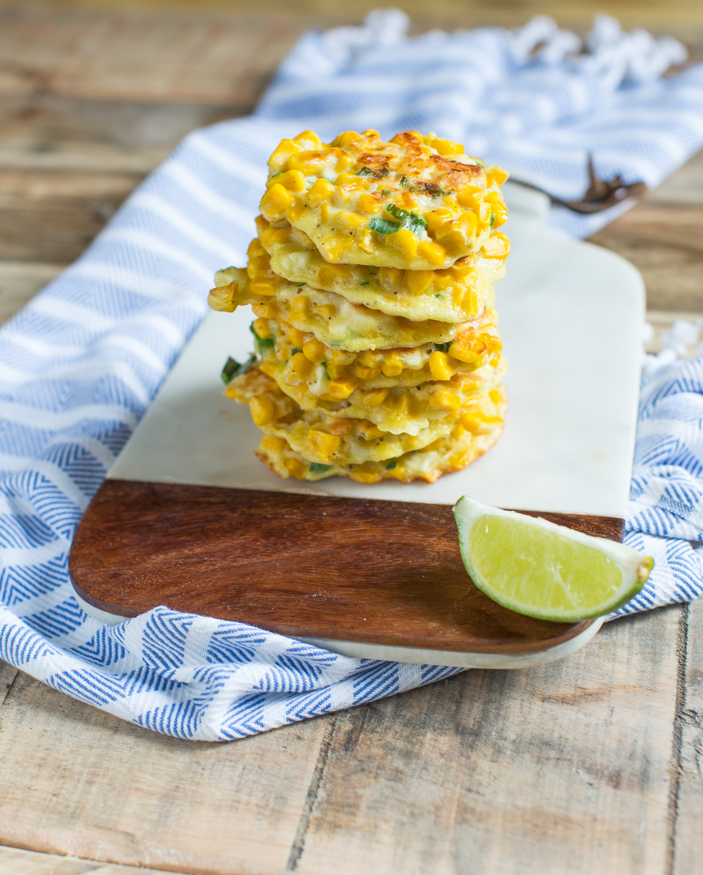 corn fritters Forkful